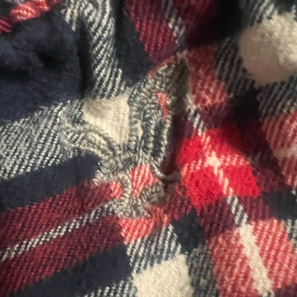 Great Condition! American Eagle Men’s Pj Red Flannel w/ Drawstring Size Large - Picture 5 of 5